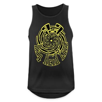 rzhw_mag-acid-core-23 - Men's Breathable Tank Top - black - Front - Nick (188cm)