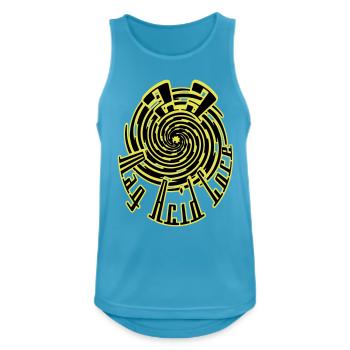 rzhw_mag-acid-core-23-w - Männer Tank Top atmungsaktiv - Saphirblau - Vorne - Nick (188cm)