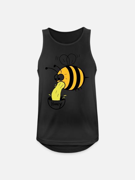 making of honey - bee :-) - Men's Breathable Tank Top - black