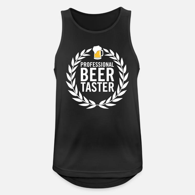 Professioneller Bierverkoster - Männer Tank Top atmungsaktiv - Schwarz