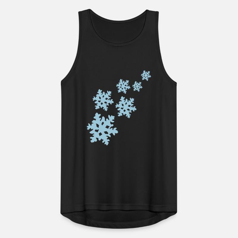 Schneeflocken Männer Tank Top atmungsaktiv