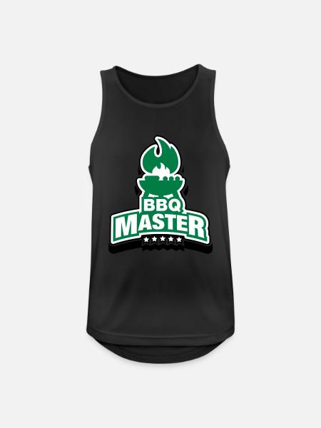 bbq_master__f3 - Men's Breathable Tank Top - black
