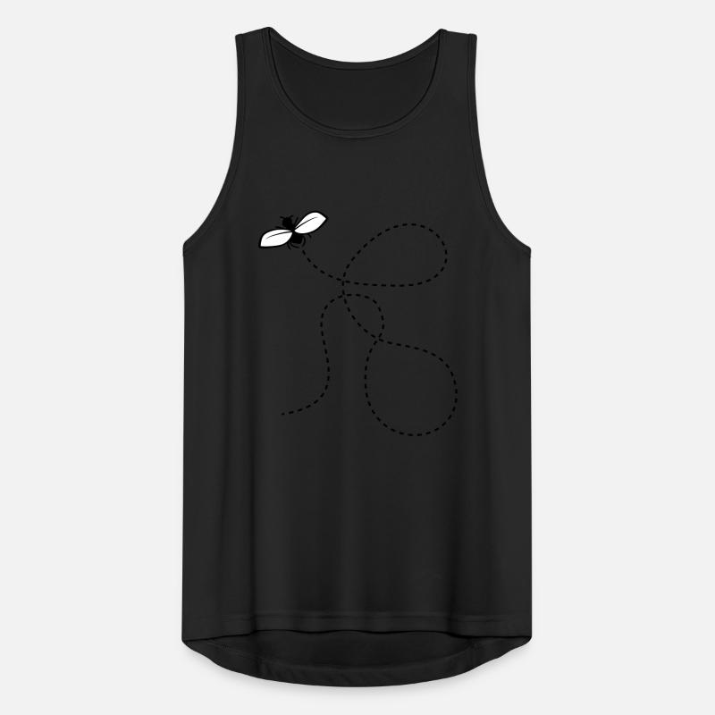 Dashed Line Fly Men's Breathable Tank Top