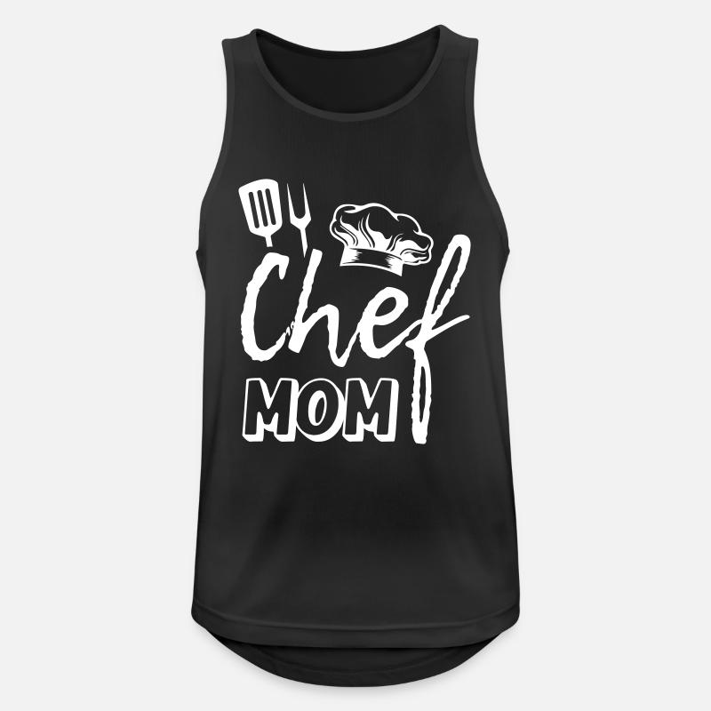 Chef Mom - Männer Tank Top atmungsaktiv - Schwarz