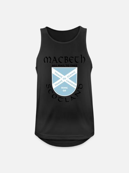Scotland Macbeth - Men's Breathable Tank Top - black