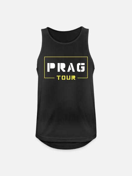 prague tour - Men's Breathable Tank Top - black