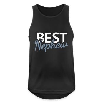 Best Nephew - Men's Breathable Tank Top - black - Front - Nick (188cm)