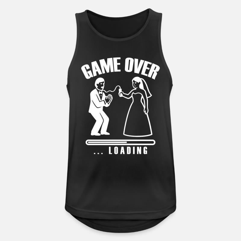 Game Over Loading Wedding - Men's Breathable Tank Top - black