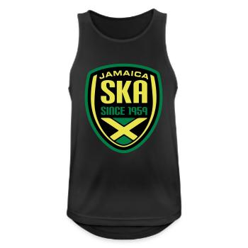 Ska Wappen_2 - Débardeur respirant Homme - noir - Devant - Nick (188cm)