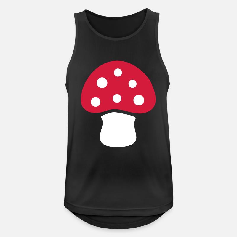 Toadstool - Men's Breathable Tank Top - black