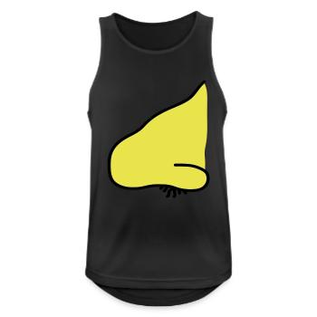 nose - Men's Breathable Tank Top - black - Front - Nick (188cm)