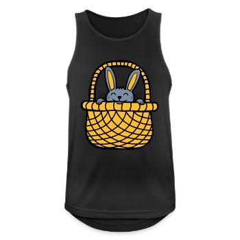 Easter hides - Men's Breathable Tank Top - black - Front - Nick (188cm)