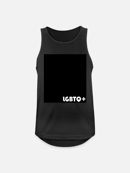 LGBTQ+ - Débardeur respirant Homme - noir