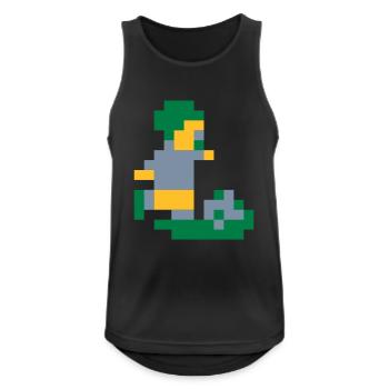 Sensi pixels Homme - Débardeur respirant Homme - noir - Devant - Nick (188cm)