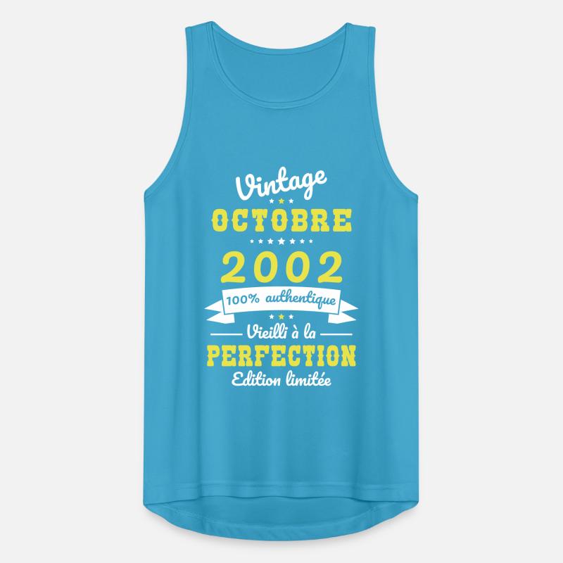 Anniversary 20 years - October 2002 Vintage Men's Breathable Tank Top