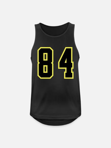 84 Number Jersey - Men's Breathable Tank Top - black
