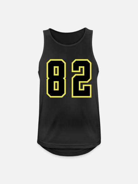 82 Number Leotard - Men's Breathable Tank Top - black