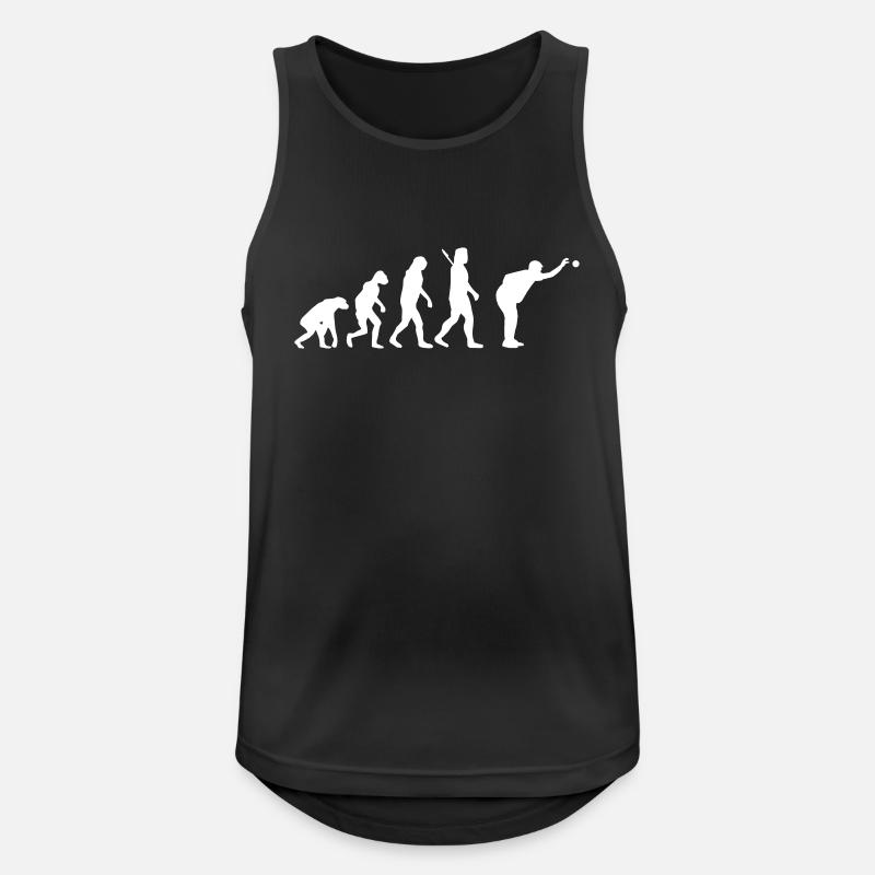 Evolution Boule - Männer Tank Top atmungsaktiv - Schwarz