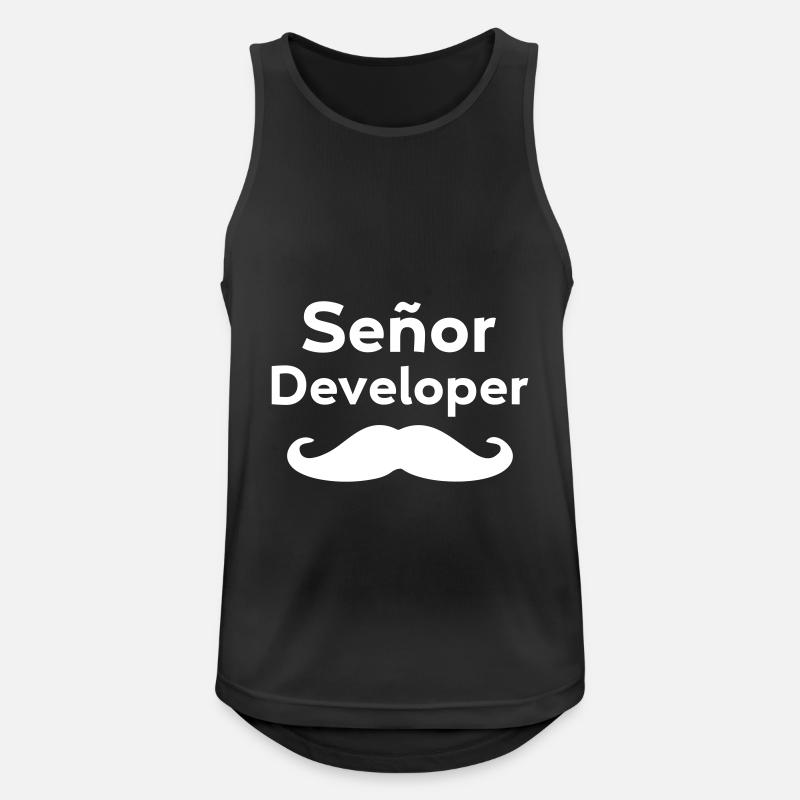 Señor - Senior Developer - Men's Breathable Tank Top - black