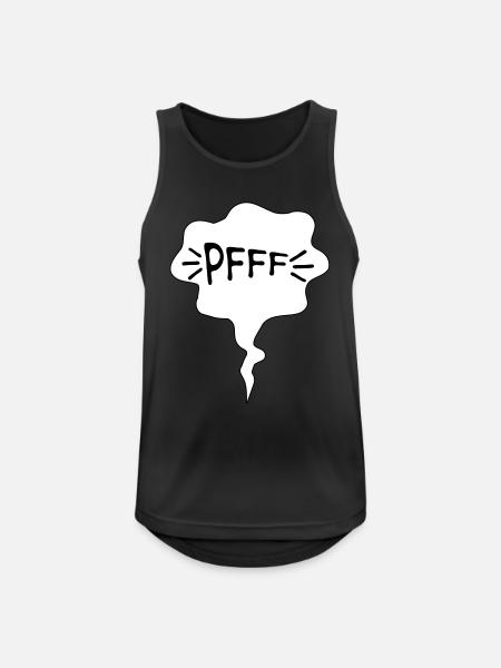 Furz - Männer Tank Top atmungsaktiv - Schwarz