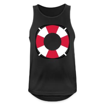 Treetanic lifebuoy - Men's Breathable Tank Top - black - Front - Nick (188cm)
