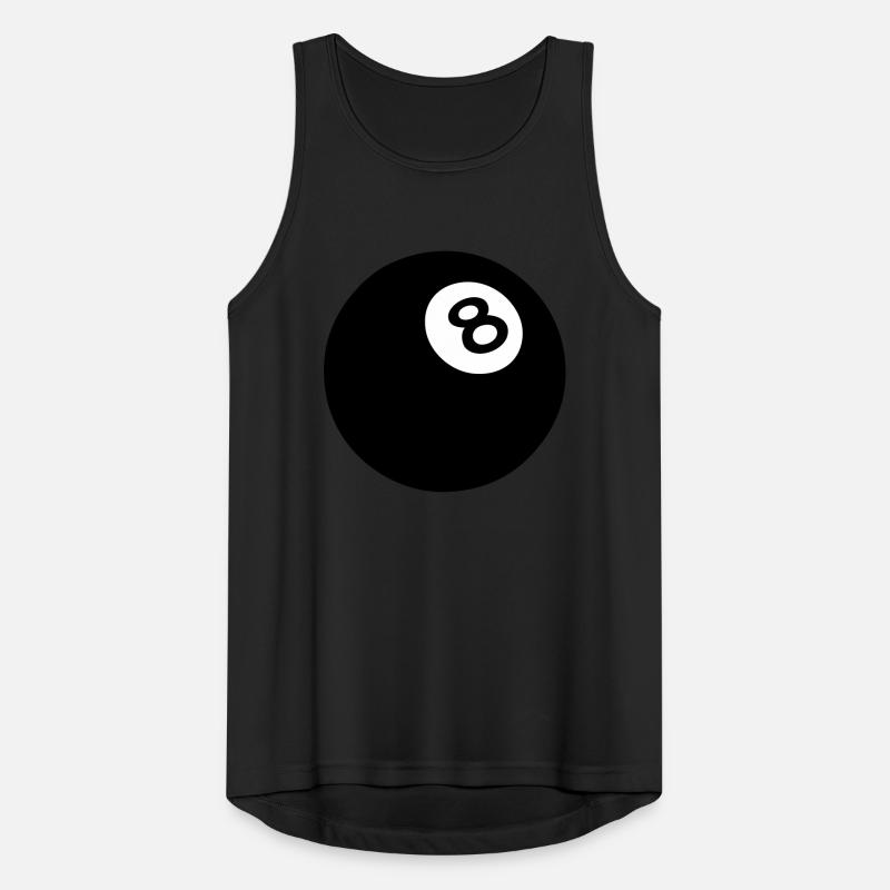 boule 8 billard noir 502 Débardeur respirant Homme