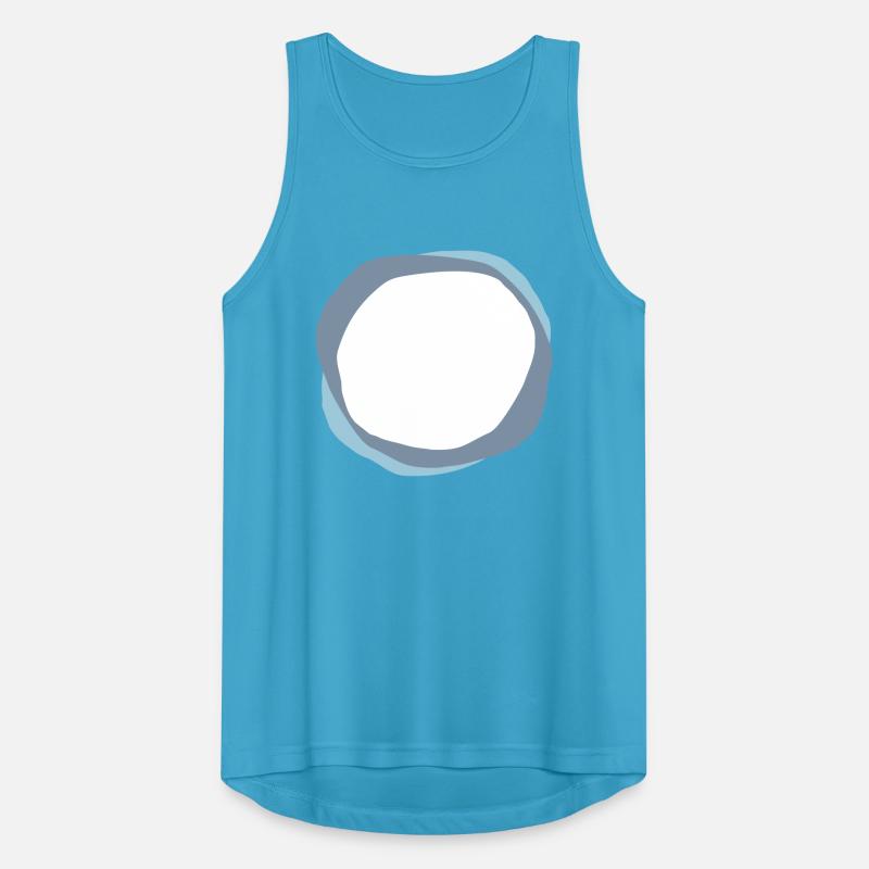 Psychedelic Circles Men's Breathable Tank Top