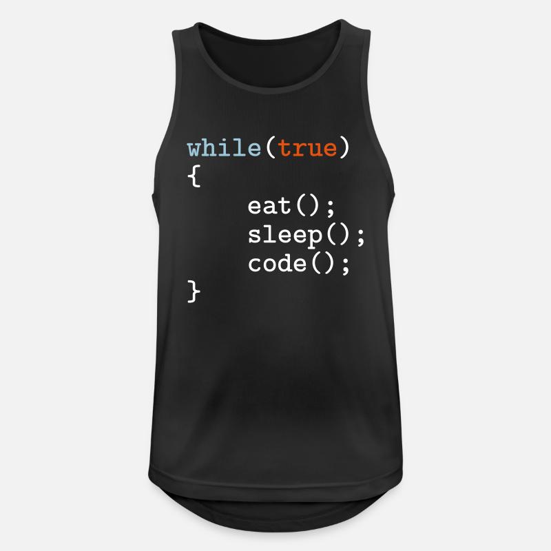 Programmierer, Software, Informatik, Developer - Männer Tank Top atmungsaktiv - Schwarz