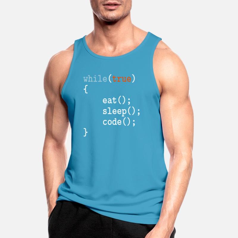 Programmierer, Software, Informatik, Developer Männer Tank Top atmungsaktiv