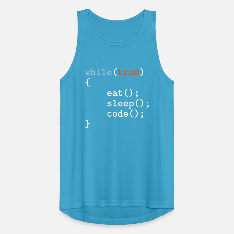 Programmierer, Software, Informatik, Developer Männer Tank Top atmungsaktiv