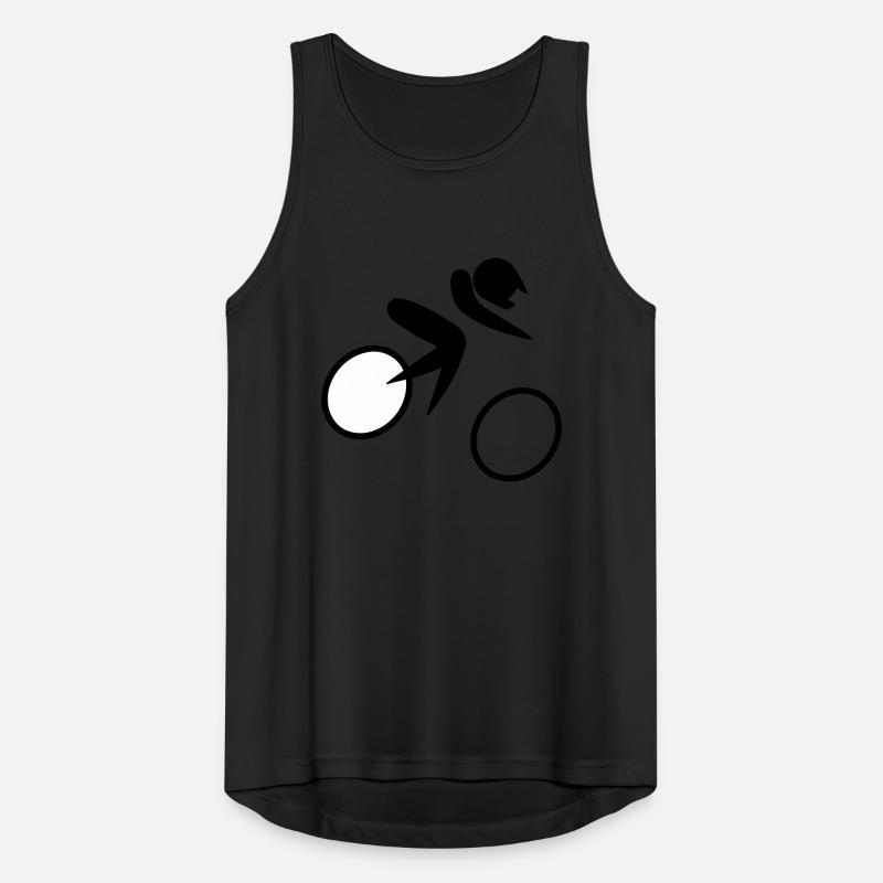 Off-road bicycle races Men's Breathable Tank Top