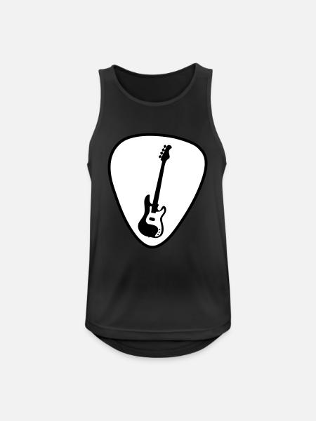 guitar - Men's Breathable Tank Top - black