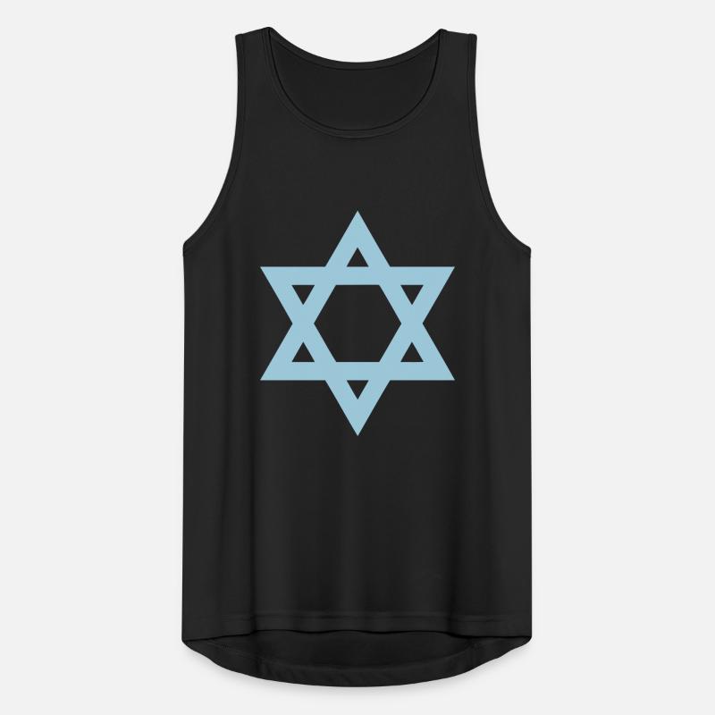 Davidstern Männer Tank Top atmungsaktiv