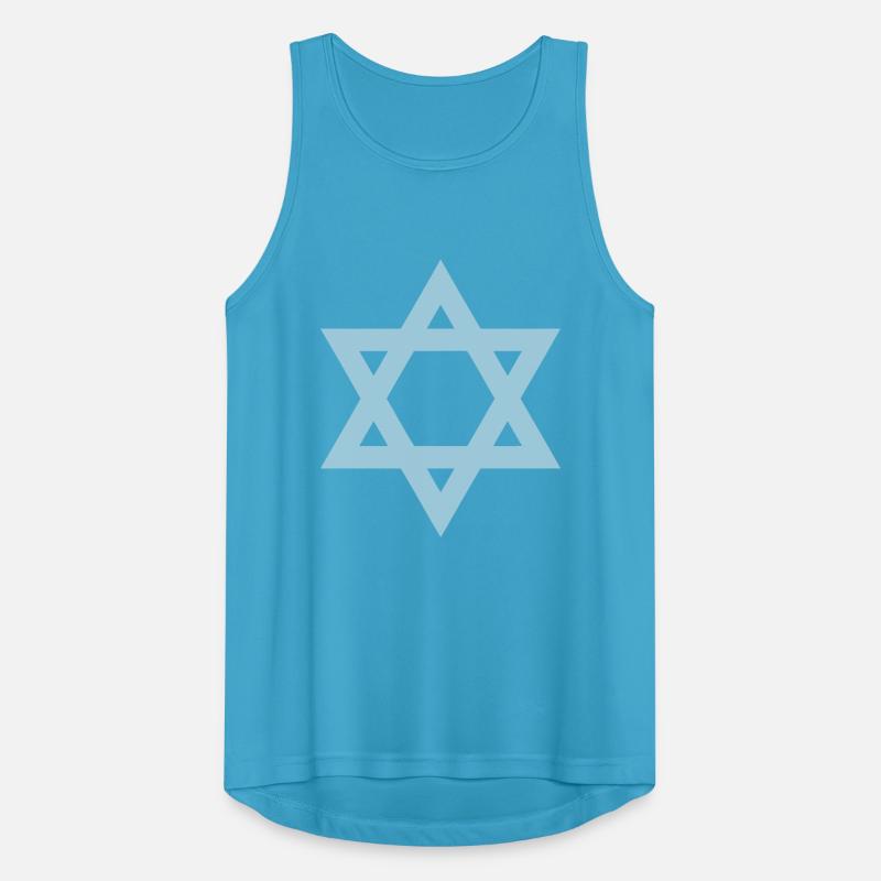 Davidstern Männer Tank Top atmungsaktiv