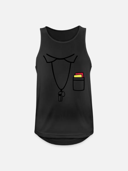 Referee - Men's Breathable Tank Top - black