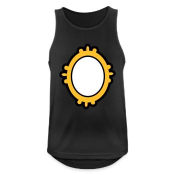 mirror - Men's Breathable Tank Top - black - Front - Nick (188cm)