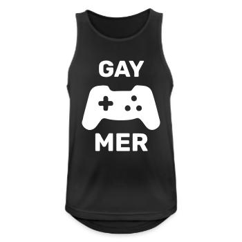 Gay Mer - Débardeur respirant Homme - noir - Devant - Nick (188cm)