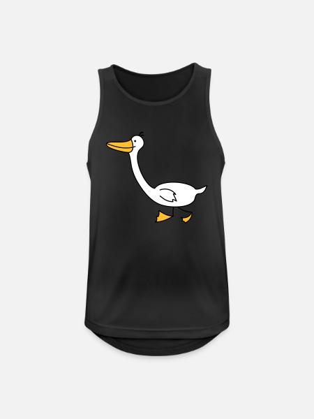 funny goose - Men's Breathable Tank Top - black