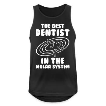 The Best Dentist in the Molar System - Men's Breathable Tank Top - black - Front - Nick (188cm)