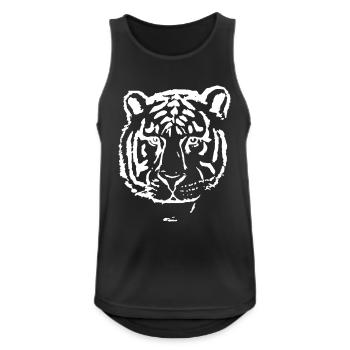 Tiger Head King Tiger Bengal Gift - Men's Breathable Tank Top - black - Front - Nick (188cm)