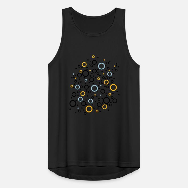 Colour Bubbles Männer Tank Top atmungsaktiv