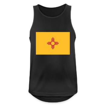 Flag New Mexico - Men's Breathable Tank Top - black - Front - Nick (188cm)