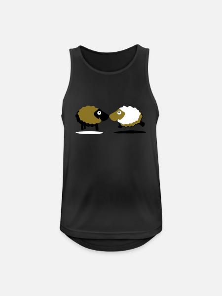 sheep - Débardeur respirant Homme - noir