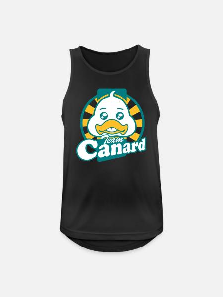 TeamCanard - Débardeur respirant Homme - noir
