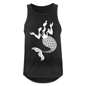 mermaid - Men's Breathable Tank Top - black - Front - Nick (188cm)