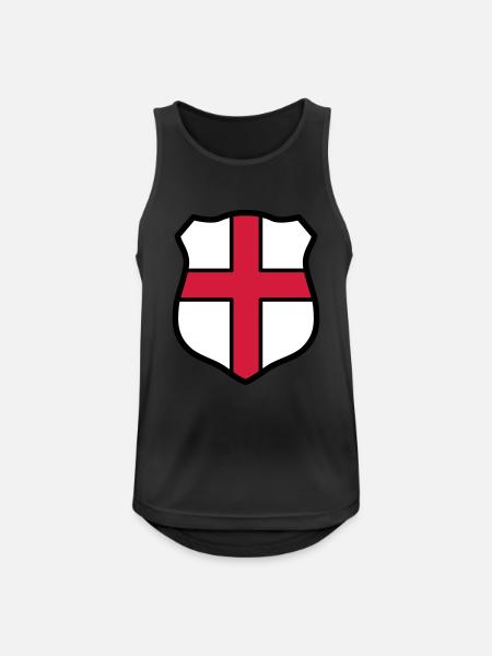 England - Men's Breathable Tank Top - black