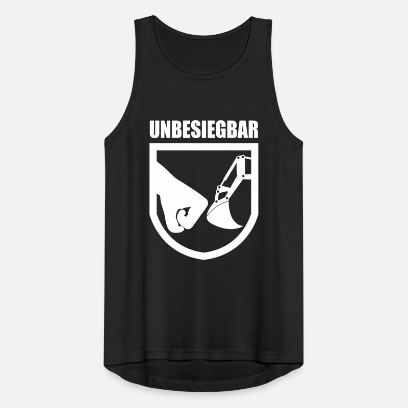 Baggerfahrer Männer Tank Top atmungsaktiv