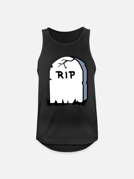 Gravestone - Men's Breathable Tank Top - black