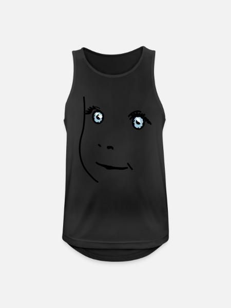 babyface - Men's Breathable Tank Top - black