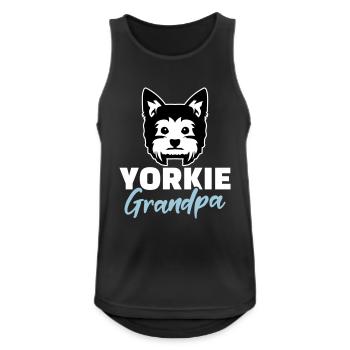 Yorkshire Terrier - Débardeur respirant Homme - noir - Devant - Nick (188cm)